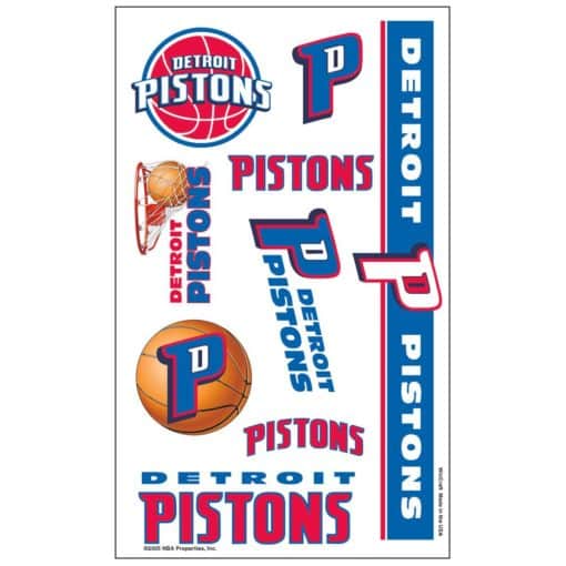 Detroit Pistons Temporary Tattoos