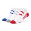 Chicago Cubs 47 Brand Motion LARGE Low Cut 3 PACK Socks