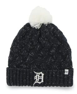 Detroit Tigers Navy Fiona Cuff Knit 47 Brand Womens Hat