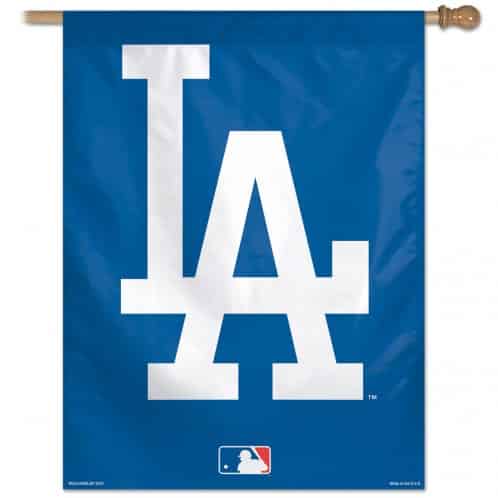 LA Dodgers 27 x 37 Vertical Flag