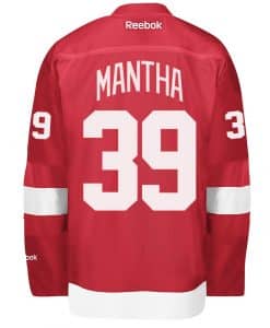 Anthony Mantha Men's Detroit Red Wings Reebok Premier Home Jersey