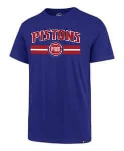 Detroit Pistons Men's 47 Brand Blue Rival T-Shirt Tee