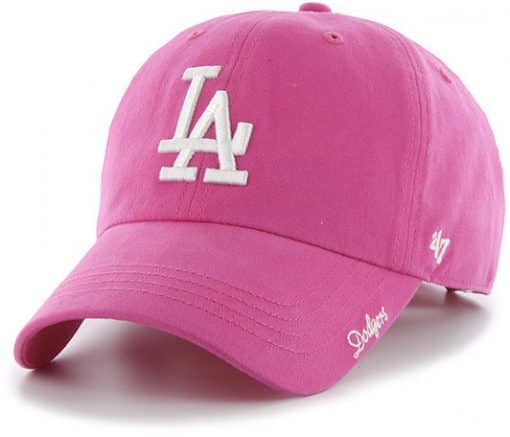 Los Angeles Dodgers 47 Brand Pink Miata Clean Up Adjustable Hat