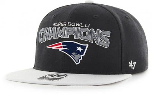 New England Patriots Super Bowl Champions LI Super Shot 47 Brand Adjustable Hat