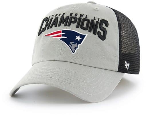 New England Patriots Super Bowl Champions LI Taylor Closer 47 Brand Stretch Fit Hat