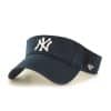 New York Yankees Clean Up Navy Visor 47 Brand Adjustable Hat