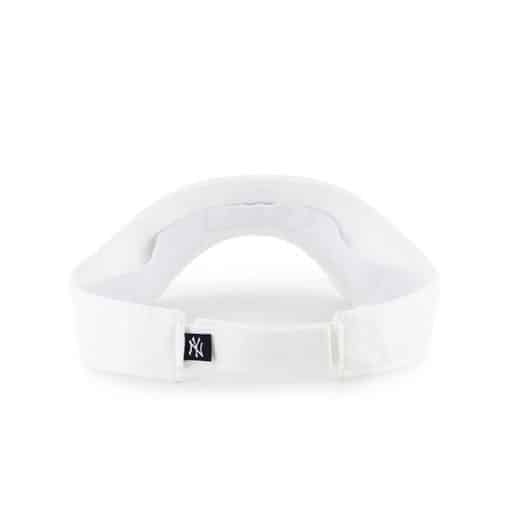 New York Yankees Clean Up White Visor 47 Brand Adjustable Hat Back