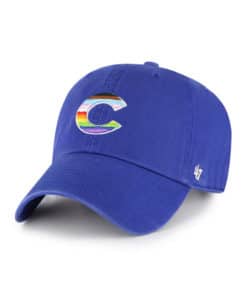 Chicago Cubs Pride 47 Brand Royal Blue Clean Up Adjustable Hat