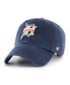 Detroit Tigers Pride 47 Brand Navy Clean Up Adjustable Hat