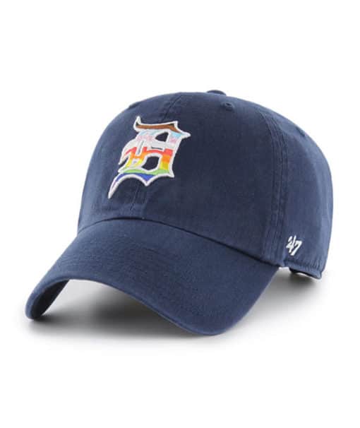 Detroit Tigers Pride Clean Up Navy 47 Brand Adjustable Hat