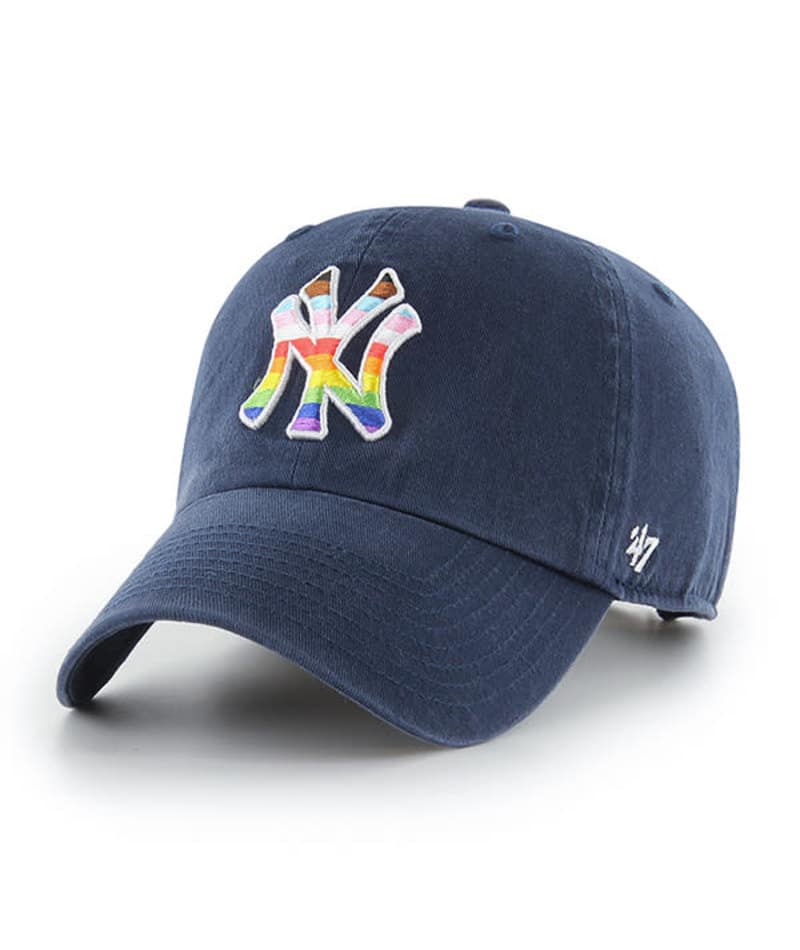 New York Yankees Pride 47 Brand Navy Clean Up Adjustable Hat