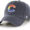 Chicago Cubs Pride 47 Brand Vintage Navy Clean Up Adjustable Hat