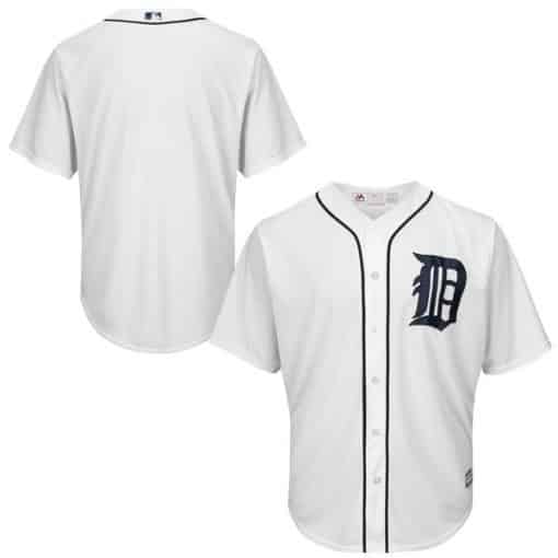 Detroit Tigers YOUTH Majestic White Home Cool Base Jersey