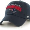 New England Patriots 5 x Super Bowl Champions Clean Up 47 Brand Adjustable Hat