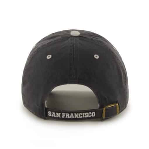 San Francisco Giants 47 Brand Charcoal Ice Clean Up Adjustable Hat Back