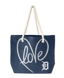 Detroit Tigers Love Rope Tote Bag