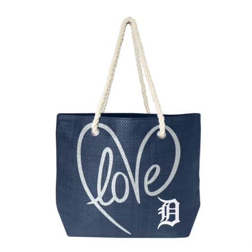 Detroit Tigers Love Rope Tote Bag