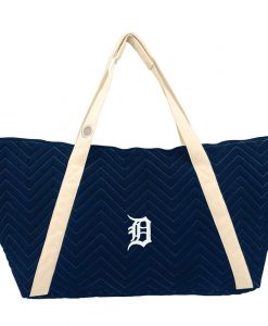 Detroit Tigers Navy Stitched Weekender Bag