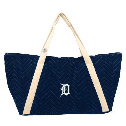 Detroit Tigers Navy Stitched Weekender Bag