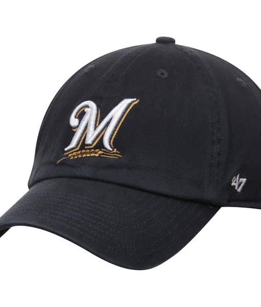 Milwaukee Brewers 47 Brand Vintage Clean Up Adjustable Hat - Detroit
