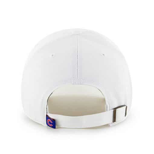 Chicago Cubs C 47 Brand White Clean Up Adjustable Hat - Detroit Game Gear