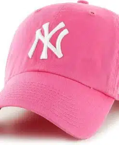 New York Yankees 47 Brand Bright Pink Clean Up Adjustable Hat