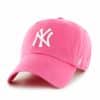 New York Yankees Women's 47 Brand Pink Clean Up Adjustable Hat