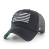 Operation Hat Trick Clean Up Trawler Black 47 Brand Adjustable USA Flag Hat