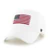 Operation Hat Trick Clean Up W/ Side Embroidery White 47 Brand Adjustable USA Flag Hat