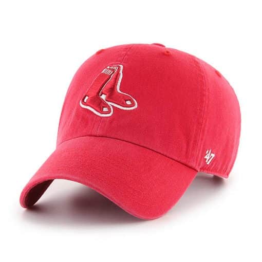 Boston Red Sox 47 Brand Vintage Red Clean Up Adjustable Hat