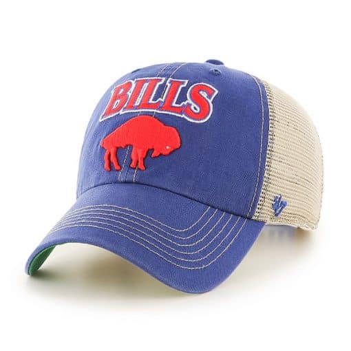 Buffalo Bills Tuscaloosa Clean Up Vintage Blue 47 Brand Adjustable Hat