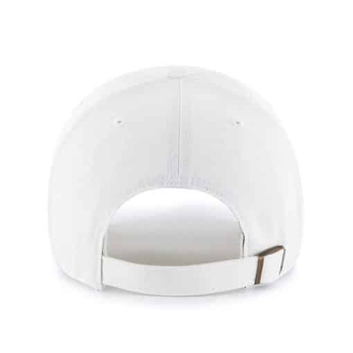 Detroit Tigers 47 Brand White Clean Up Adjustable Hat Back