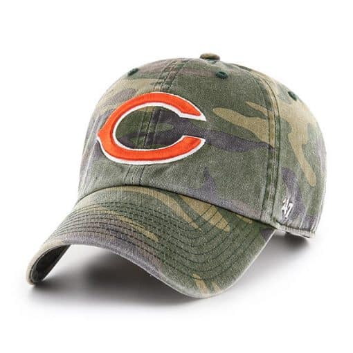 Chicago Bears 47 Brand Camo Clean Up Adjustable Hat