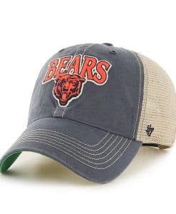 Chicago Bears Tuscaloosa Clean Up Vintage Navy 47 Brand Adjustable Hat