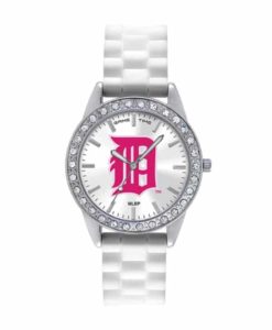 Detroit Tigers Ladies Breast Cancer Awareness Pink Frost Watch