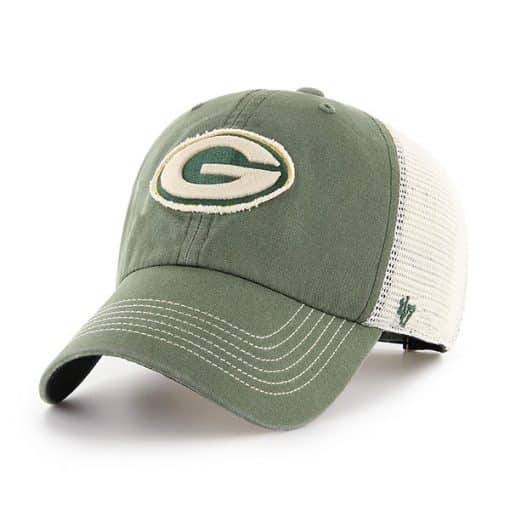 Green Bay Packers Springfield Clean Up Vintage Green 47 Brand Adjustable Hat