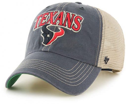 Houston Texans Tuscaloosa Clean Up Vintage Navy 47 Brand Adjustable Hat