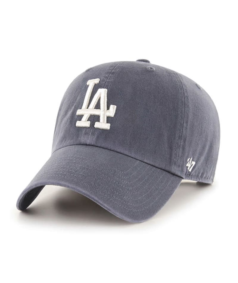 Los Angeles Dodgers 47 Brand Vintage Navy Clean Up Adjustable Hat - Detroit  Game Gear