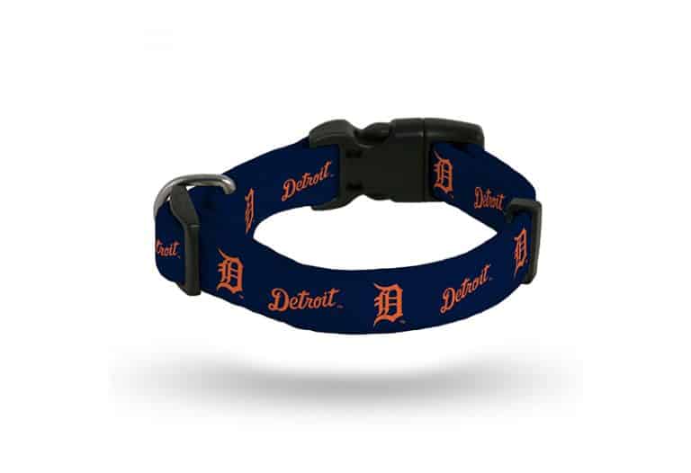 Detroit Tigers Navy Dog Collar Detroit Game Gear