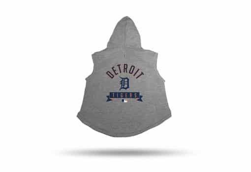 Detroit Tigers Gray Dog Hoodie