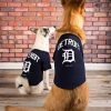 Detroit Tigers Navy Dog T-Shirt Tee