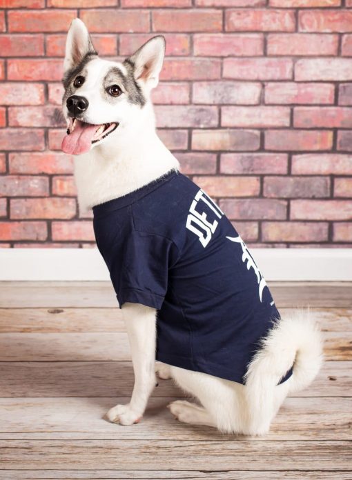 Detroit Tigers Navy Dog Tee