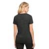Detroit Lions 47 Brand Women's Carbon Black T-Shirt Back