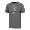 Detroit Lions Men's 47 Brand Classic Grey T-Shirt