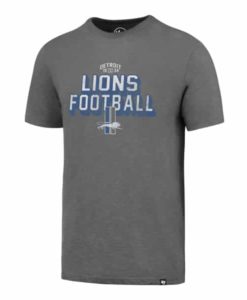 Detroit Lions Men's 47 Brand Classic Grey T-Shirt