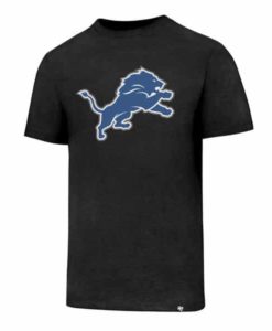 Detroit Lions Men's 47 Brand Club Black T-Shirt Tee