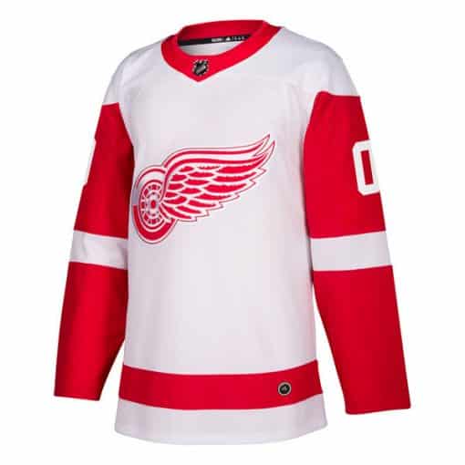 Detroit Red Wings CUSTOM Men's Adidas Authentic Road Jersey Front