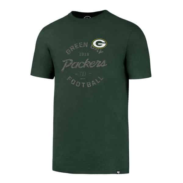 Green Bay Packers Men's 47 Brand Green Flanker T-Shirt Tee - Detroit ...