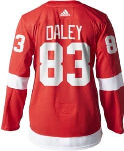 Trevor Daley Detroit Red Wings Men's Adidas AUTHENTIC Home Jersey
