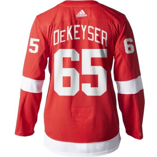 DeKeyser Detroit Red Wings Men's Adidas AUTHENTIC Home Jersey